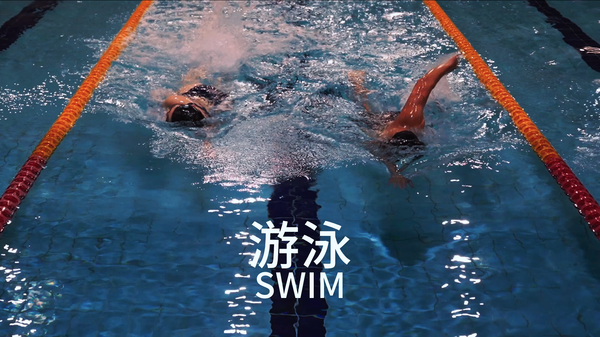游泳示意圖
